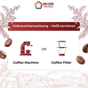 Vietnamesische Robusta Arabica Culi Kaffeebohnen 250g – Bild 5