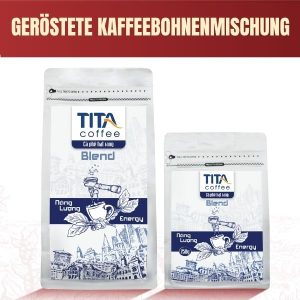 Geröstete Kaffeebohnen 250g, Mischung Robusta und Arabica