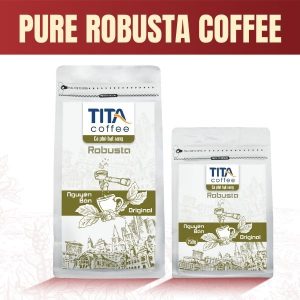 Pure Robusta Coffee Beans 250g Vietnam
