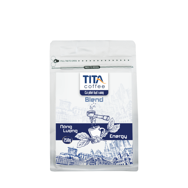 Geröstete Kaffeebohnen 250g, Mischung Robusta und Arabica