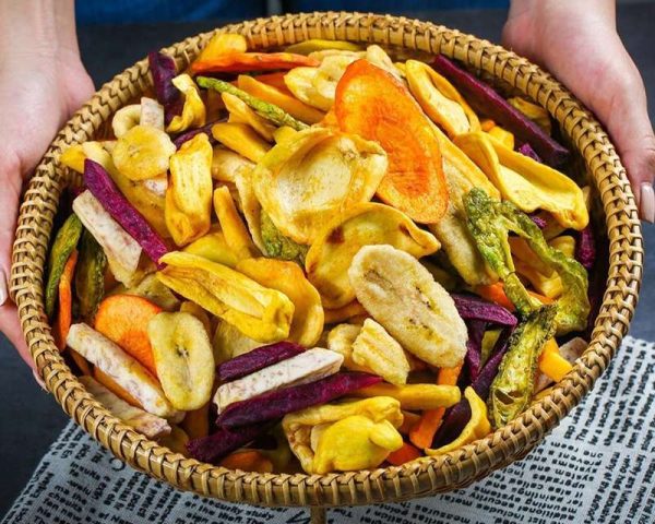 Exotischer getrocknete Obst und Gemüse Mix