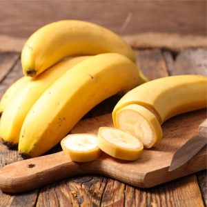 Knusprige getrocknete Bananenchips