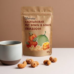 Cashewkerne mit Kokosüberzug 30g