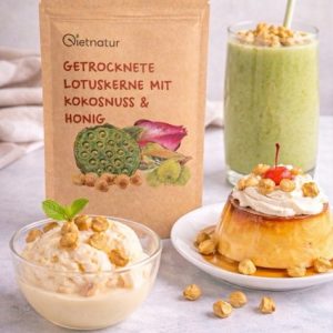 Lotussamen mit Kokosnuss und Honig 25g – Bild 4