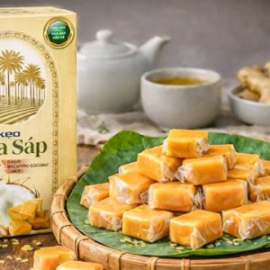 Macapuno Kokosbonbon mit Ingwer