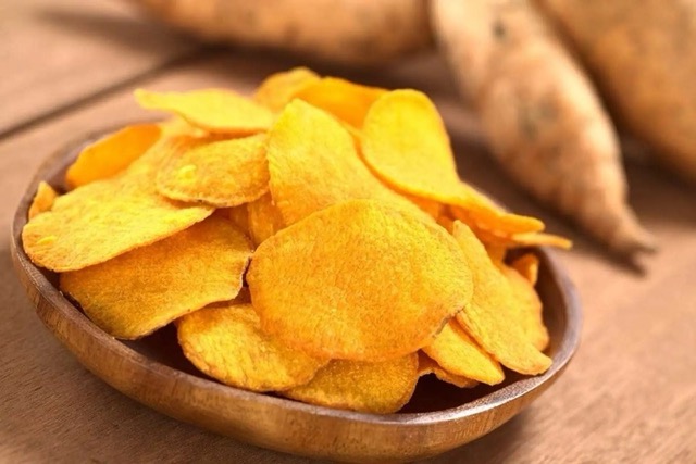 Knusprige getrocknete Süßkartoffeln – unwiderstehlich lecker und kaum zu widerstehen