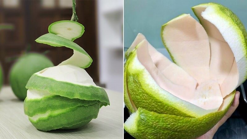 Pomeloschale ist eine bekannte Zutat, die für viele verschiedene Gerichte verwendet wird