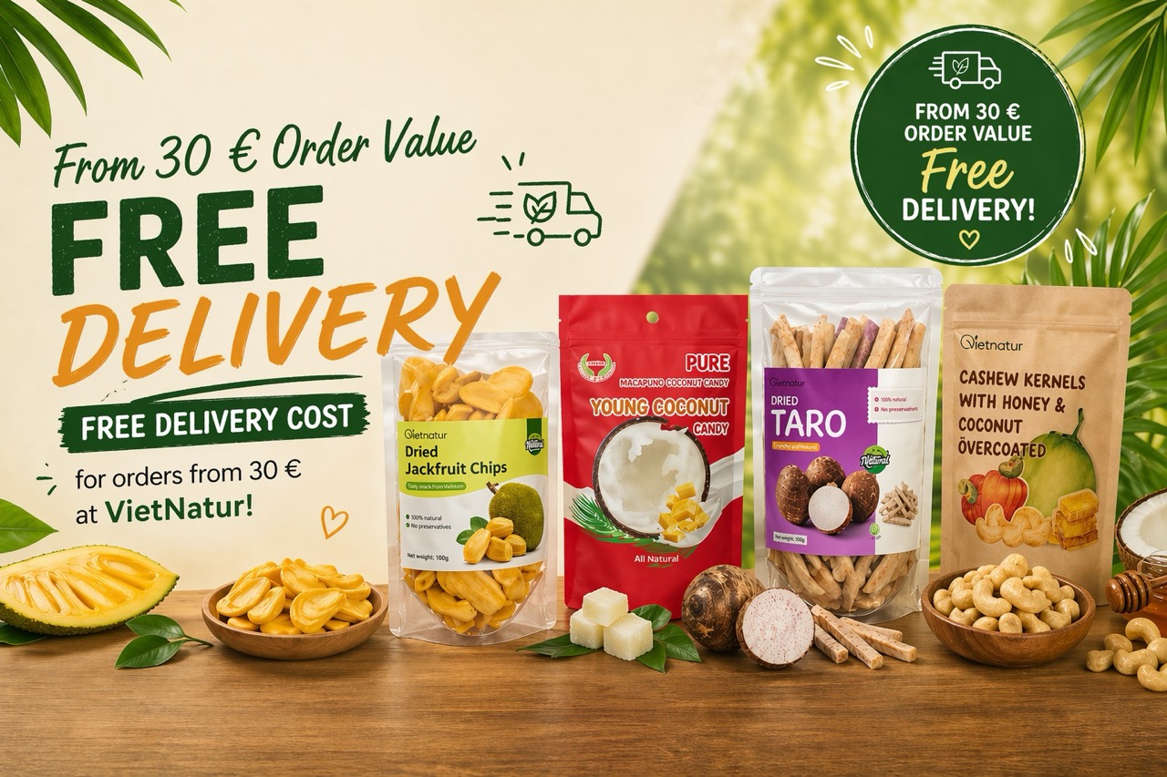 Free delivery at VietNatur