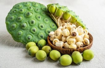 Getrocknete Lotussamen mit Kokosnuss und Honig – Ein Snack in der vietnamesischen Teekultur