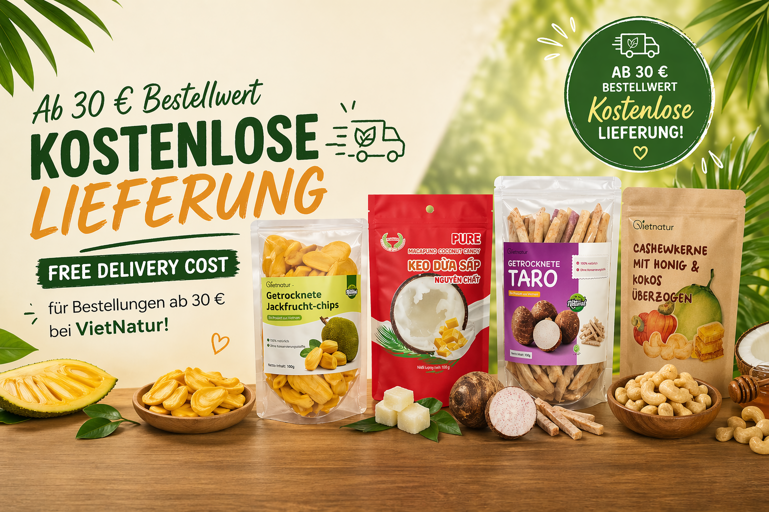 Kostenloser Versand bei VietNatur