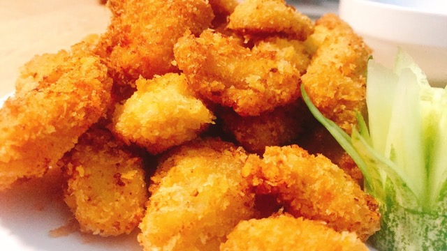 Hähnchen-Rezept mit knusprige Süßkartoffelchips