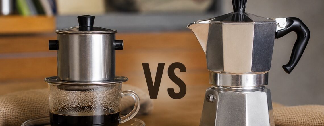 Kaffeefilter (Phin) oder Mokkakanne – Welche Wahl ist perfekt für Ihren Ausflug ins Grüne?