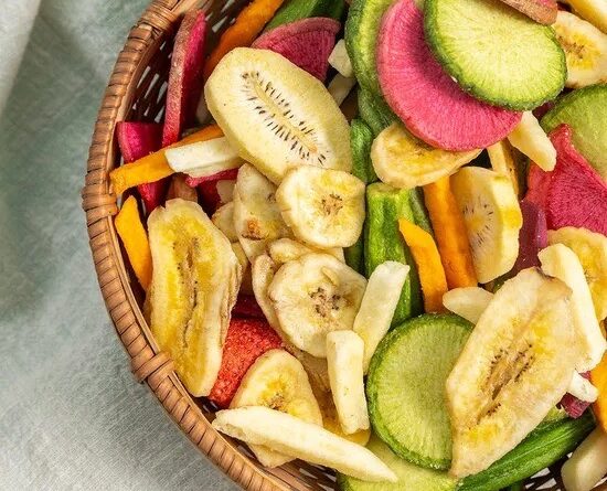 Getrocknete Obst und Gemüse Mix für Entdecker