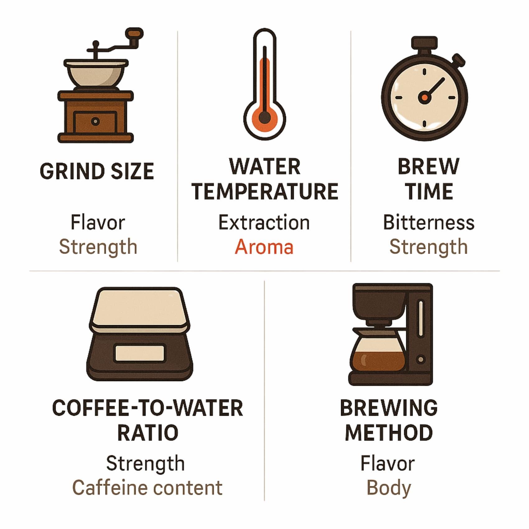 Mahlgrad und Brühtechnik beeinflussen direkt die Struktur und das Aroma des Kaffees