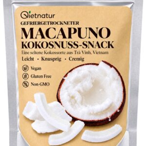 Getrocknete Macapuno Kokosnuss 50g - Exotischer Snack aus Vietnam – Bild 2