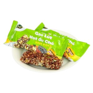 Reisriegel mit Walnuss & Algen 120g | Vietnamesischer Snack - Image 4