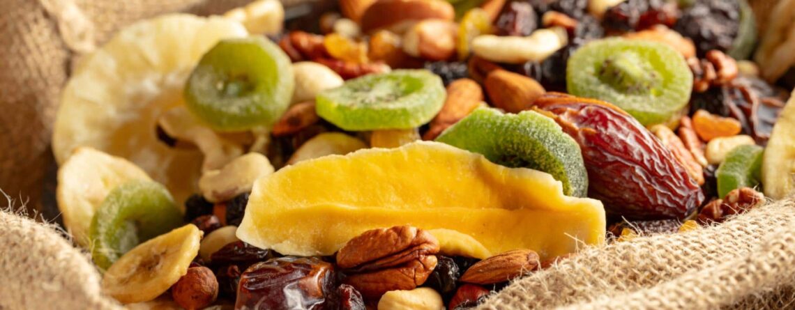 Nuss- und Trockenfrüchte: Ein Paket, 5 Aromen
