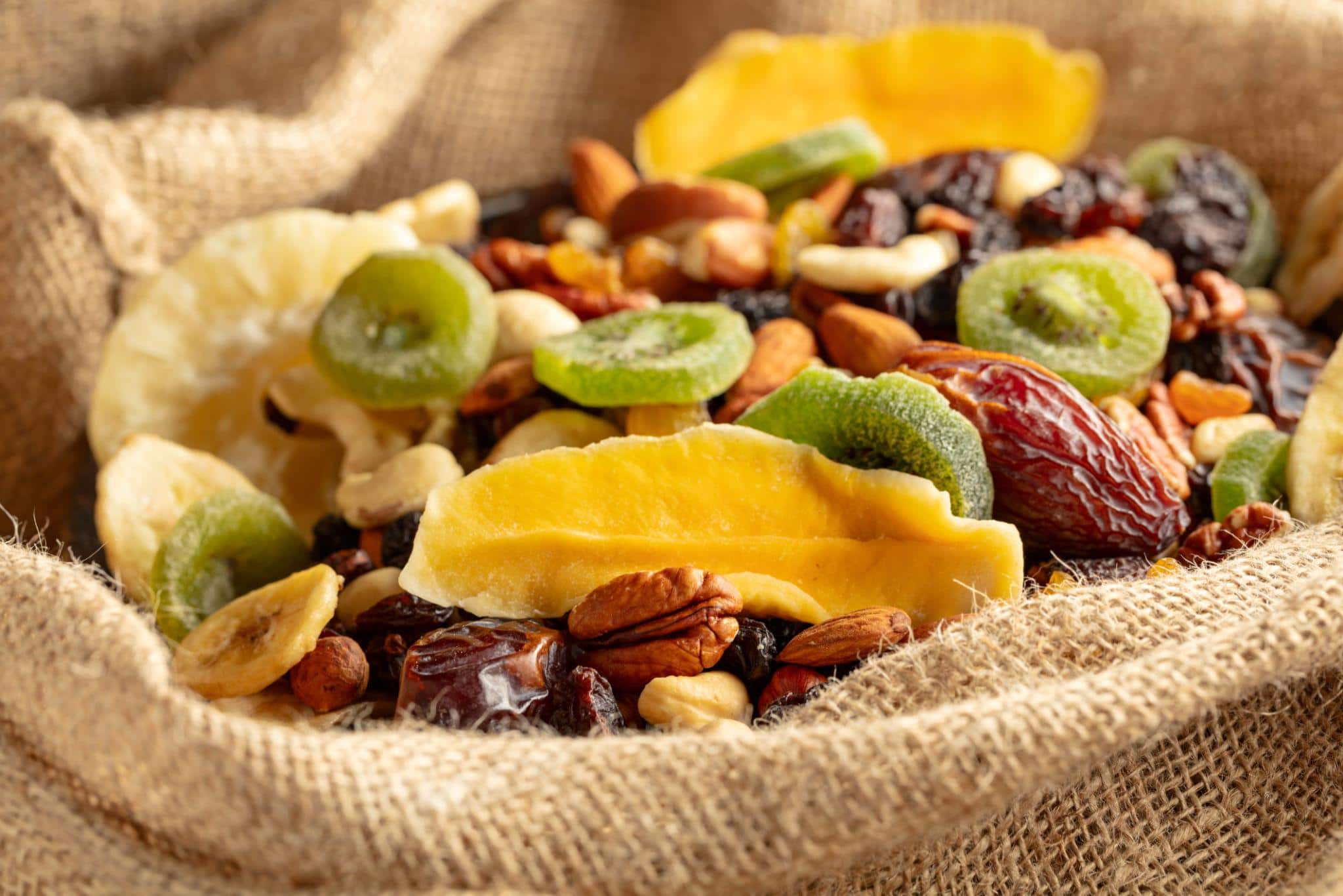 Nuss- und Trockenfrüchte: Ein Paket, 5 Aromen