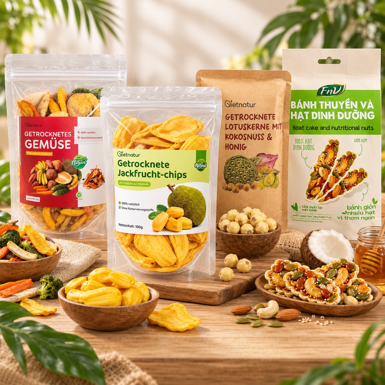 Exotische Snacks aus Vietnam