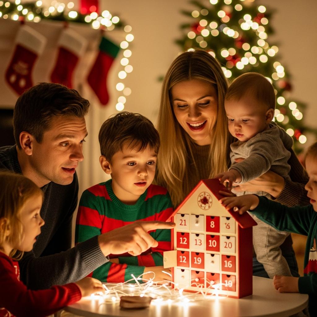 Das tägliche Öffnen eines Adventskalenders wird zu einem gemeinsamen Moment, der Familienmitglieder verbindet