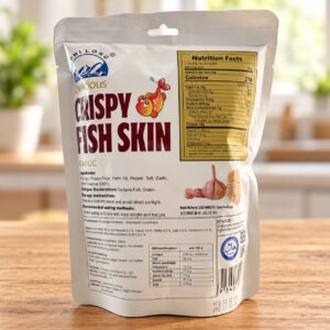Knusprige Fischhaut mit Knoblauch 50g - Image 3